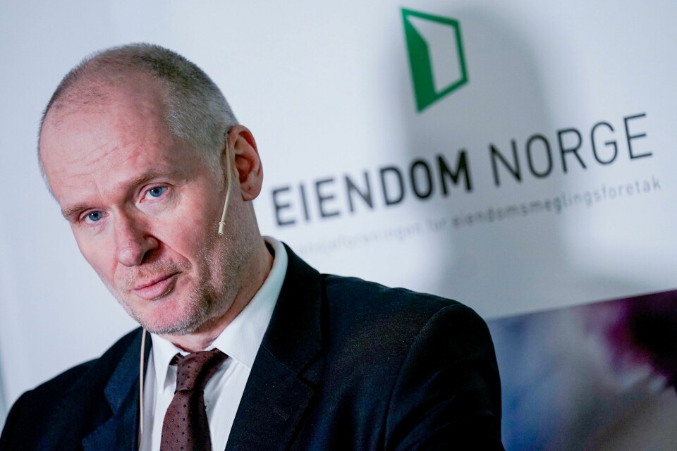 Administrerende direktør i Eiendom Norge, Henning Lauridsen. Foto: Fredrik Varfjell / NTB