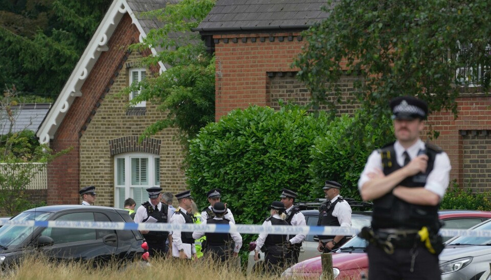 Politiet utenfor barneskolen i Wimbledon etter påkjørselen som krevde to barneliv 6. juli i fjor. Politiet utenfor barneskolen i Wimbledon etter påkjørselen som krevde to barneliv 6. juli i fjor. Foto: Kin Cheung / AP / NTB