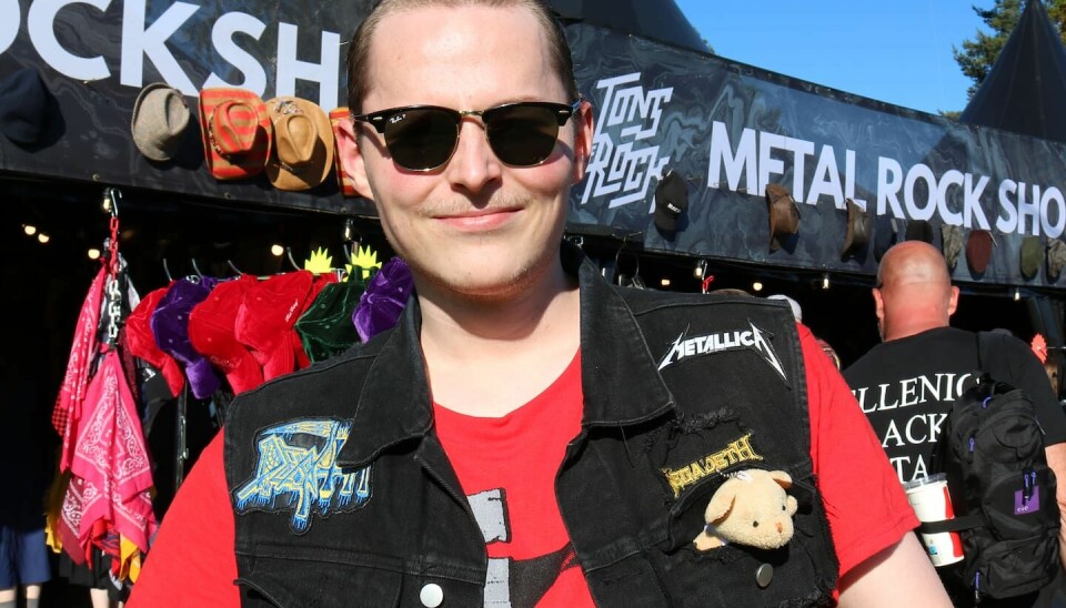 Jonathan Nordli er på sin første Metallica-konsert. Jonathan Nordli er på sin første Metallica-konsert.