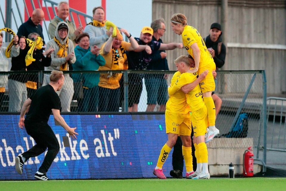 Bodø/Glimt vant borte mot Sarpsborg fredag kveld. Bodø/Glimts vant borte mot Sarpsborg fredag. Foto: Christoffer Andersen / NTB