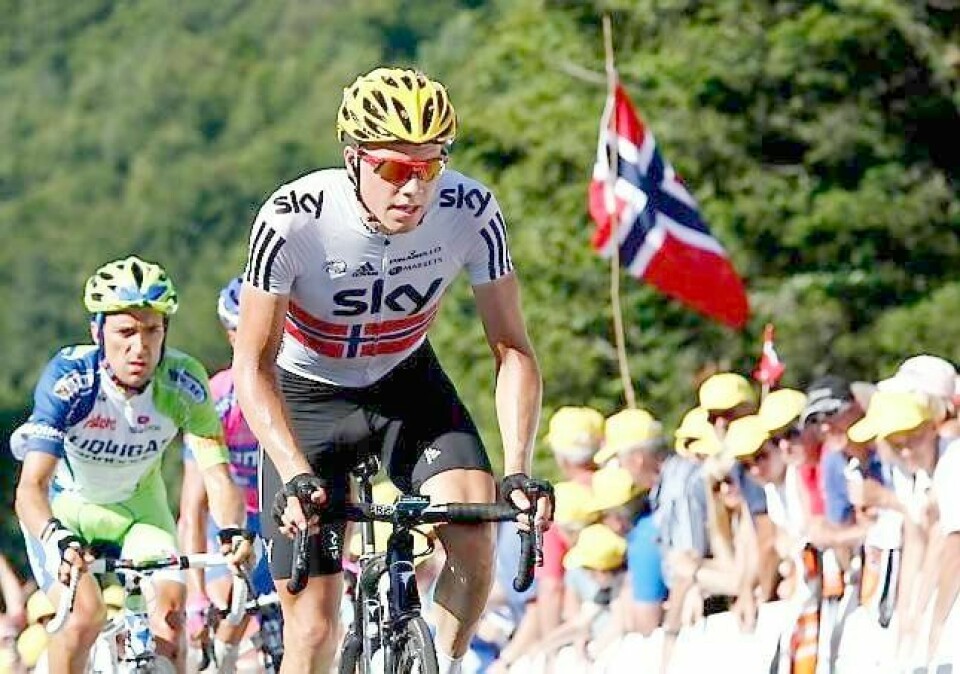 BLIR KAPTEIN: Edvald Boasson Hagen er nå mannen det skal kjøres for i London.FOTO: DANIEL SANNUM LAUTEN, NTB SCANPIX