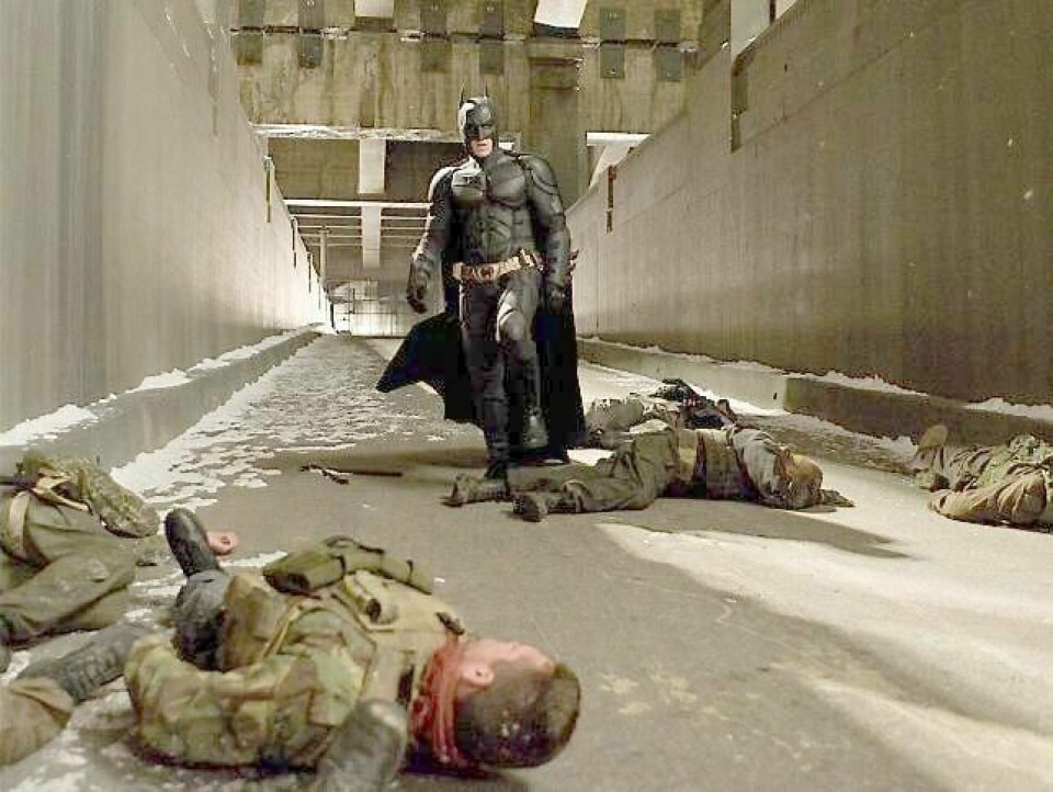«The Dark Knight Rises» er en ambisiøs film, ifølge Dagsavisens anmelder. FOTO: WARNER BROS