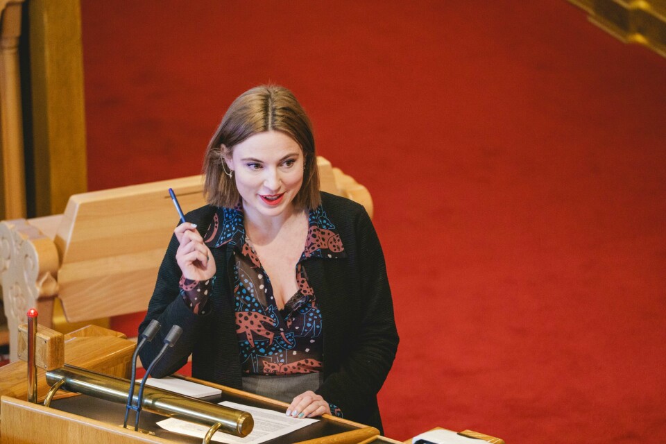 Sofie Marhaug, energipolitisk talsperson i Rødt, er en viktig lynavleder for det folkelige raseriet mot strømprisen. Sofie Marhaug, energipolitisk talsperson i Rødt, er en viktig lynavleder for det folkelige raseriet mot strømprisen.