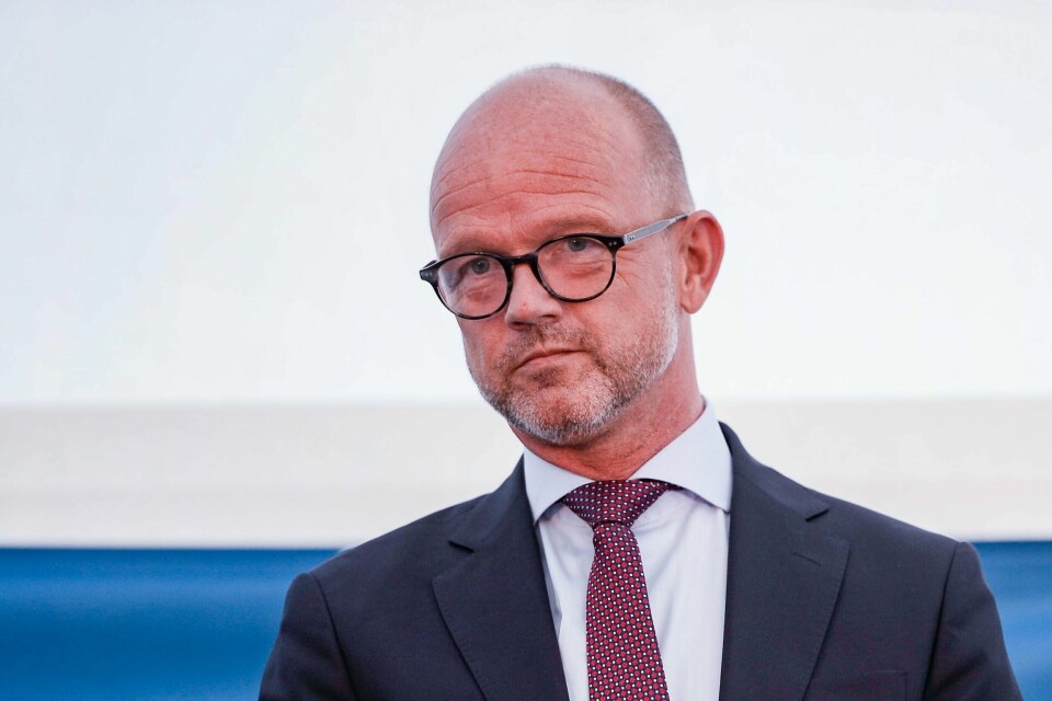 NHO-leder Ole Erik Almlid. NHO-direktør Ole Erik Almlid er ikke imponert over regjeringens nye skattepakke for kraft- og havbruksnæringene. Foto: Carina Johansen / NTB