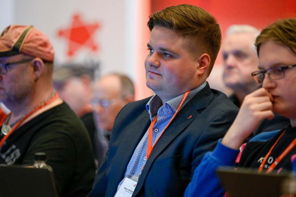 Tobias Drevland Lund (Rødt) Rødt-politikar Tobias Drevland Lund meinerr atbarnehagarr børveree eid av detoffentlegg eller ideelle –ikkjeje aaktørarar som har til formål å bruke barnehageeiendom for å ta ut profitt. Foto: Carina Johansen / NTB/NPK