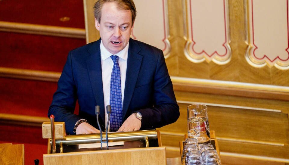 Får svar: Erlend Wiborg (Frp). Erlend Wiborg (Frp).