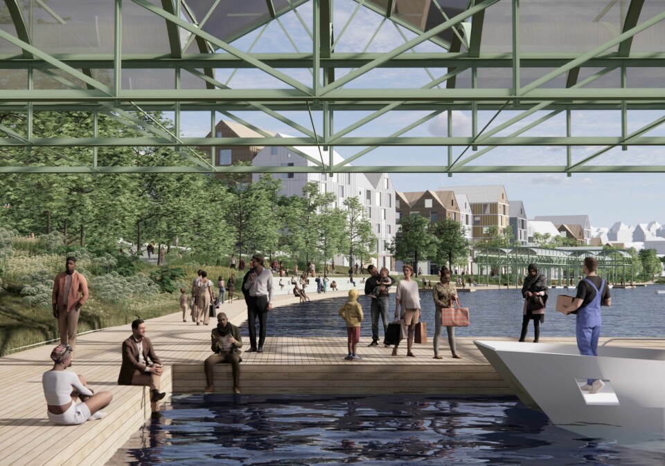 Slik kan det se ut i Paradis hvis arkitekter og planleggere får gjennomslag for sine ideer. Paradis områdeplan