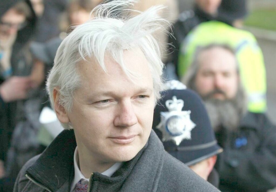 Wikileaks-gründer Julian Assange. FOTO: KIRSTY WIGGLESWORTH/NTB SCANPIX