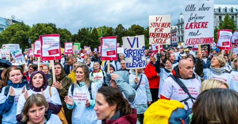 Tillitsvalgte frykter for streikeretten etter regjeringens inngripen med tvungen lønnsnemnd i lærerstreiken i høst. Lærerstreik
