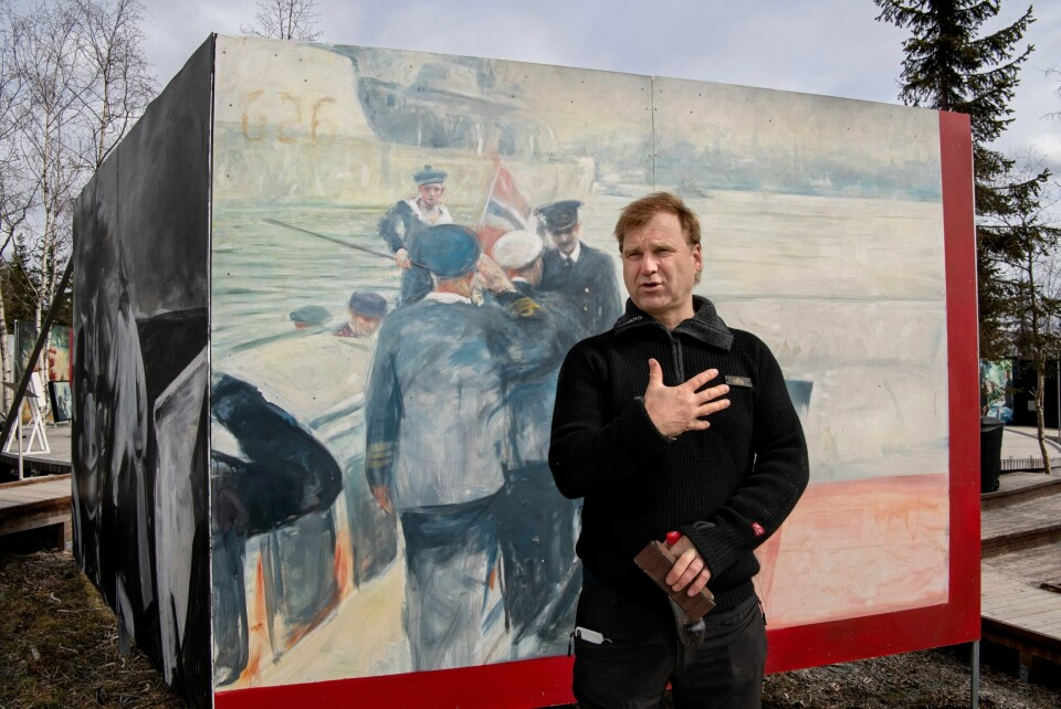 Vebjørn Sand er kunstnerisk ansvarlig for Roseslottet, som fikk avslag fra byrådet i budsjettforslaget for 2023. Roseslottet. Spektakulært kunstprosjekt om Norge under andre verdenskrig. VEBJØRN SAND.