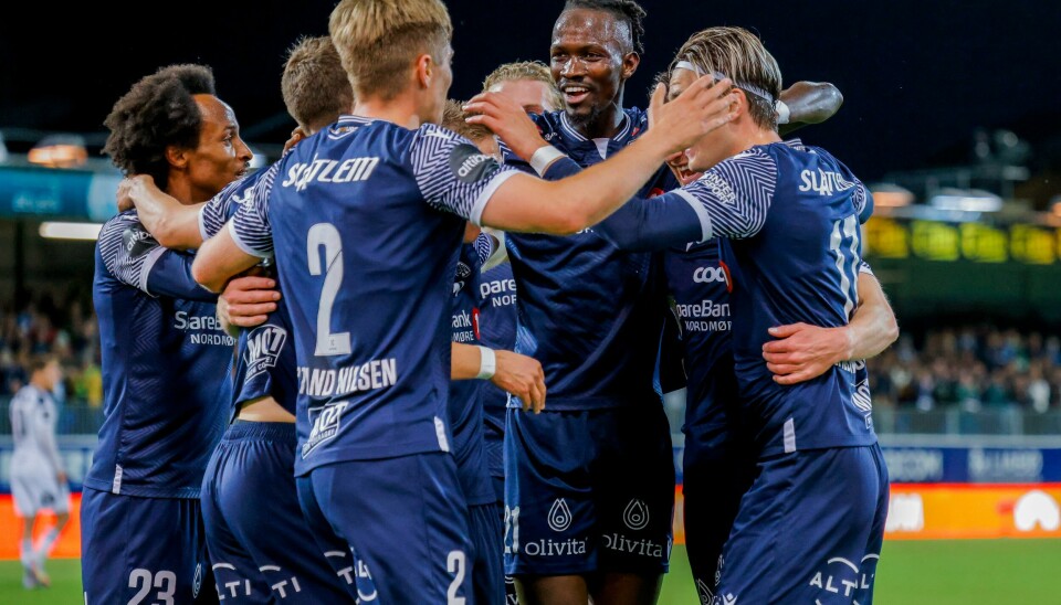 KBK kunne juble etter å ha sikret et viktig poeng hjemme mot Rosenborg. KBK kunne juble etter å ha sikret et viktig poeng hjemme mot Rosenborg.Foto: Svein Ove Ekornesvåg / NTB