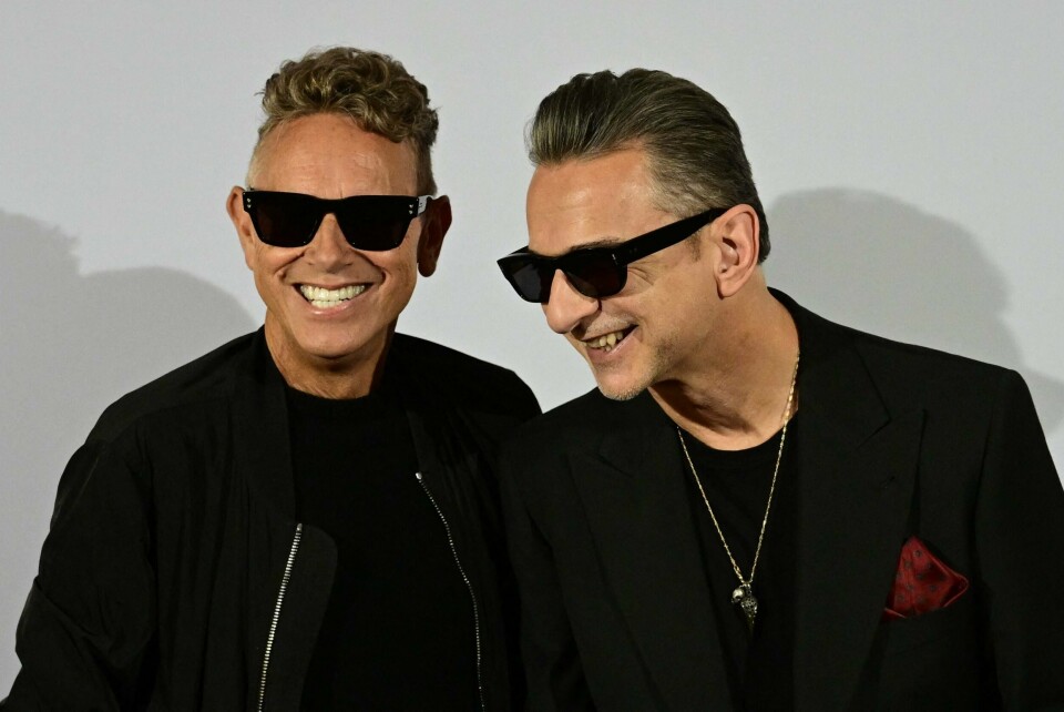 Medlemmene fra Depeche Mode, Martin Gore (t.v) og Dave Gahan lanserte den kommende verdensturneen på en pressekonferanse i Berlin tirsdag. Medlemmene fra Depeche Mode, Martin Gore (t.v) og Dave Gahan lanserte den kommende verdensturneen på en pressekonferanse i Berlin tirsdag.
