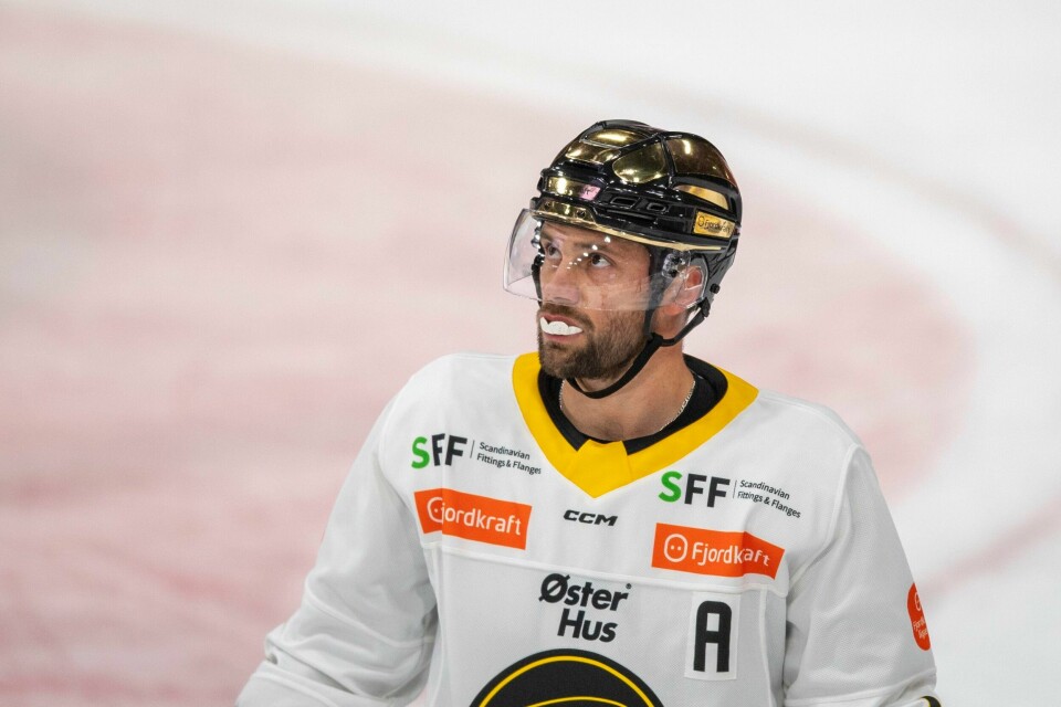 Dan Kissel og Stavanger Oilers møter Stjernen Hockey i DNB Arena. Dan Kissel scoret Stavangers eneste mål i CHL-kampen borte mot finske Ilves. Foto: Annika Byrde / NTB