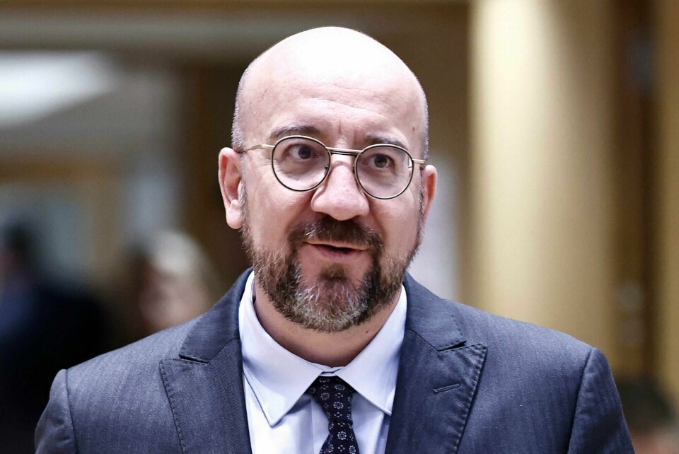 EU-president Charles Michel. EU-president Charles Michel.