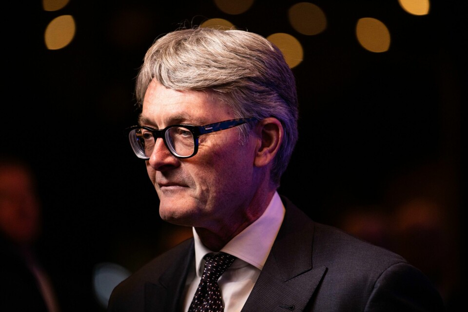 Aker-sjef Øyvind Eriksen tjente 34 millioner kroner i fjor. Aker-sjef Øyvind Eriksen. Foto: Rodrigo Freitas / NTB