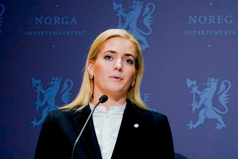 Justis- og beredskapsminister Emilie Enger Mehl. – PST må setjast i betre stand til å følgje med på mellom anna samansette truslar, strategiske oppkjøp og fortelje oss om nye fenomen som kan utgjere nye truslar, seier justis- og beredskapsminister Emilie Enger Mehl. Foto: Terje Pedersen / NTB / NPK