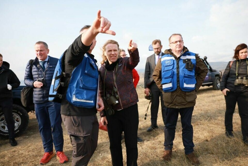 Utenriksminister Anniken Huitfeldt i Georgia. Utenriksminister Anniken Huitfeldt i Georgia.