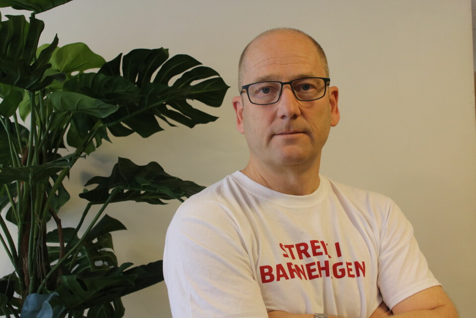 Leder i Utdanningsforbundet, Steffen Handal sier streikeviljen er stor. Leder i Utdanningsforbundet, Steffen Handal sier streikeviljen er stor.