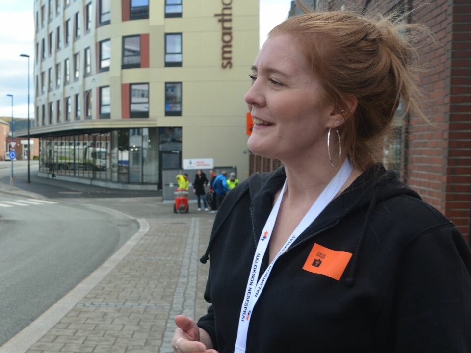 Ine Irene Korsnes-Nergård, sosionom hos Kirkens Bymisjon i Bodø. Ine Irene Korsnes-Nergård, sosionom hos Kirkens Bymisjon i Bodø.
