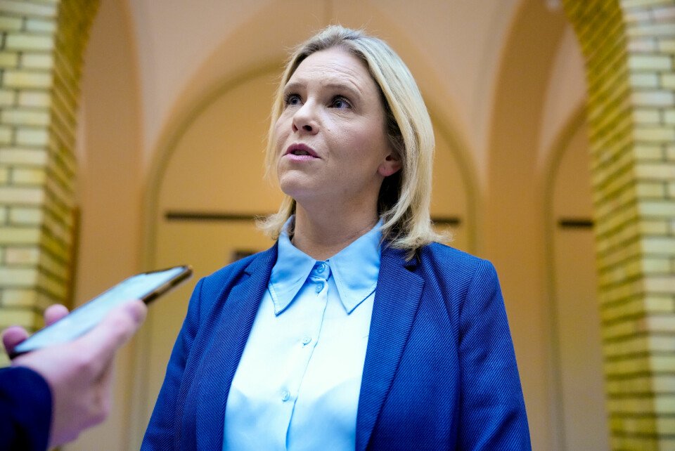 Frp-leder Sylvi Listhaug. Sylvi Listhaug (Frp) på Stortinget etter møtet om kraftsituasjonen.Foto: Beate Oma Dahle / NTB
