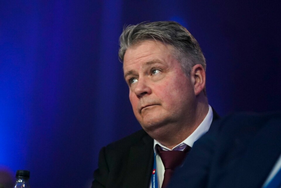 Per-Willy Amundsen under Fremskrittspartiets landsmøte på Gardermoen i 2023. Per-Willy Amundsen under Fremskrittspartiets landsmøte på Gardermoen i 2023.