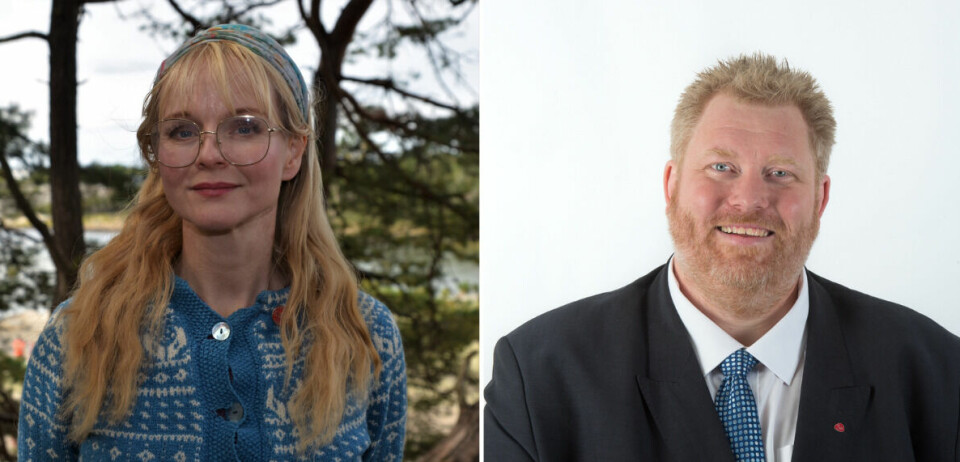 Mona Vauger, ordfører Hvaler (Ap) og Bjørn Tore Ødegården, leder Samferdselskomiteen i Viken fylkeskommune (Ap). Mona Vauger, ordfører Hvaler (Ap) og Bjørn Tore Ødegården, leder Samferdselskomiteen i Viken fylkeskommune (Ap).