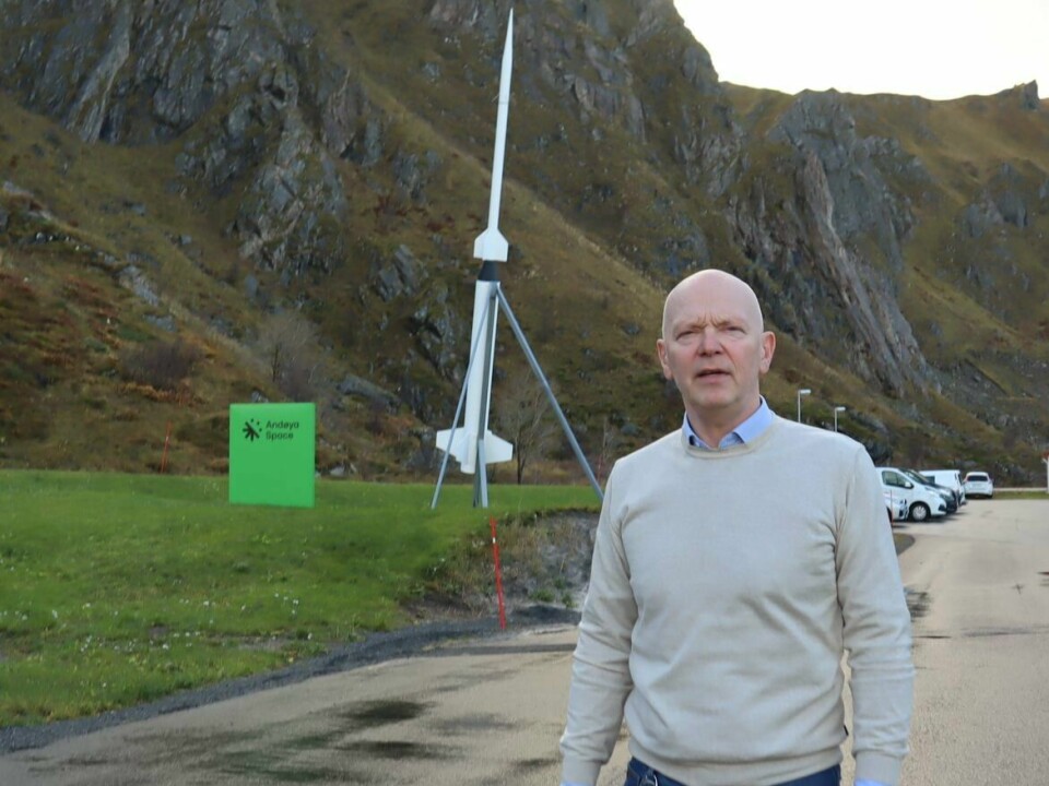 Ketil Olsen, administrerende direktør Andøya Space, sier forslaget til statsbudsjett for neste år ikke har stor nok satsing på internasjonalt samarbeid gjennom European Space Agency (ESA). Ketil Olsen, administrerende direktør Andøya Space.
