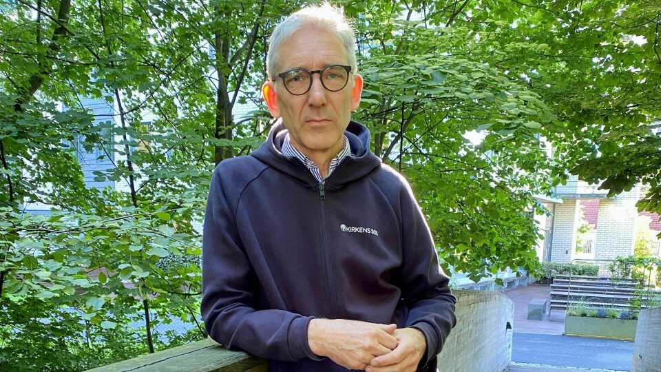 Lasse Heimdal, generalsekretær i Kirkens SOS. Lasse Heimdal, generalsekretær i Kirkens SOS.