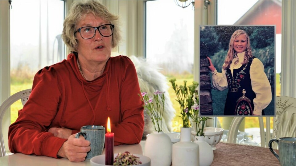 – Vi eksisterte, men ikke mer enn det, forteller Inger Moberg om tiden etter datterens død. – Vi eksisterte, men ikke noe mer enn det, forteller Inger Moberg om tiden etter datterens død.