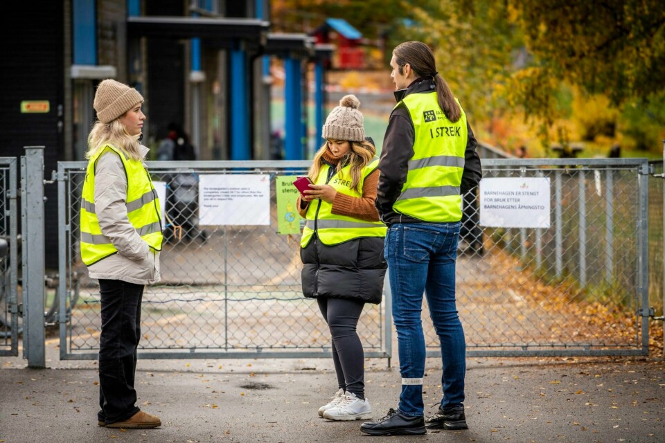 Illustrasjonsfoto. Flere tusen ansatte i private barnehager er nå i streik for bedre pensjonsvilkår. Samtidig flytter eierne av Læringsverkstedet til Sveits – med milliardene de har tjent på å drive barnehage.
