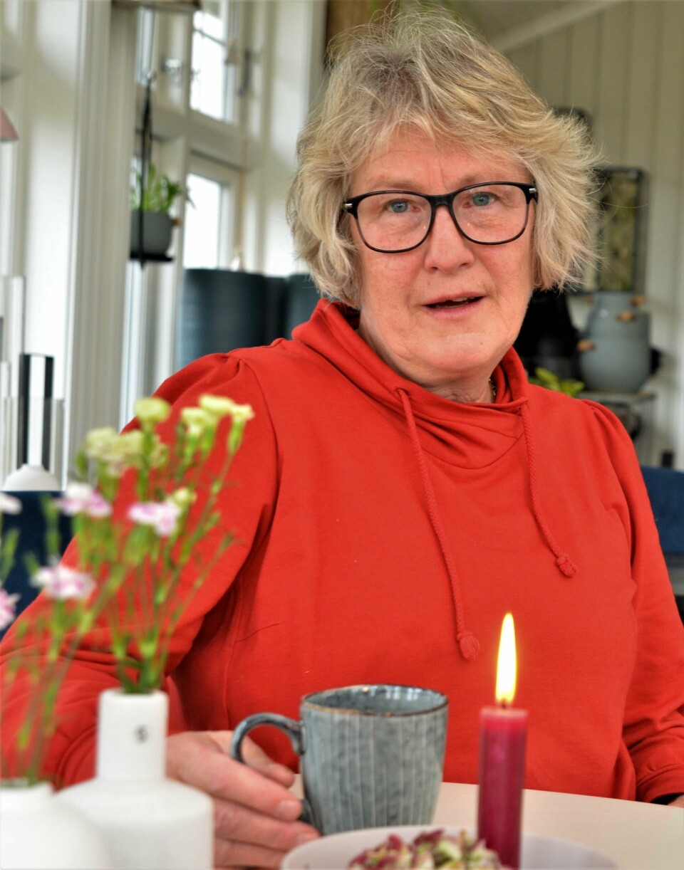 – Støtten i nærområdet har vært fantastisk. Noen ganger orker jeg ikke å snakke om det, andre ganger gjør jeg det, sier Inger Moberg. – Støtten i nærområdet har vært fantastisk. Noen ganger orker jeg ikke å snakke om det, andre ganger gjør jeg det, sier Inger Moberg.
