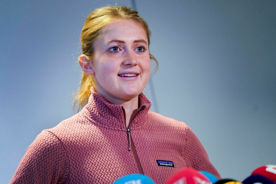 Langrennsløperen Ingvild Flugstad Østberg under en pressekonferanse på Olympiatoppen i Oslo mandag. Oslo 20221107. Langrennsløperen Ingvild Flugstad Østberg under en pressekonferanse på Olympiatoppen i Oslo mandag.Foto: Erik Johansen / NTB