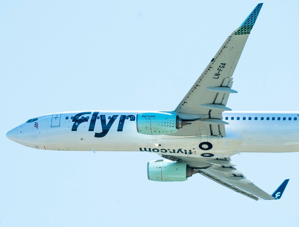 Flyselskapet Flyr er i alvorlige økonomiske problemer. Det nye flyselskapet Flyr la torsdag fram resultatet for tredje kvartal. Foto: Torstein Bøe / NTB
