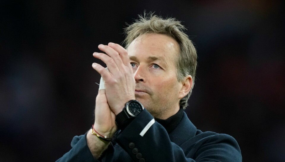 Danmarks landslagssjef Kasper Hjulmand har den endelige VM-troppen klar. Landslagssjef Kasper Hjulmand er klar med brorparten av den danske VM-troppen. Foto: Peter Dejong / AP / NTB
