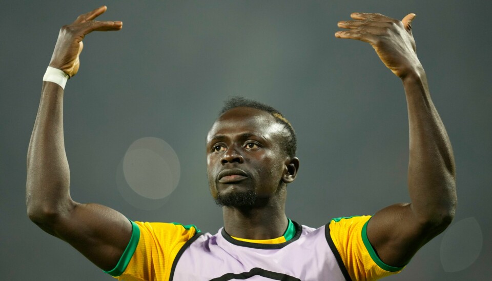 Senegals Sadio Mané i afrikamesterskapet i 2022. Sadio Mané måtte av med skade etter kun 20 minutter i kampen mellom Bayern München og Werder Bremen. Foto: Themba Hadebe / AP Photo / NTB