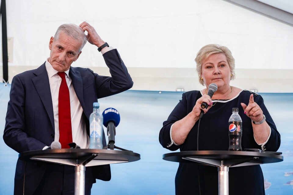 Verken statsminister Jonas Gahr Støre (Ap) eller Høyre-leder Erna Solberg eller noen av deres tropper var villige til å møte dem som nå sliter i Norge på Debatten på NRK. Og det til tross for at det er Ap og Høyre som har styrt dette landet omtrent sammenhengende i mer enn 40 år. Verken statsminister Jonas Gahr Støre (Ap) eller Høyre-leder Erna Solberg eller noen av deres tropper var villige til å møte dem som nå sliter i Norge på Debatten på NRK. Og det til tross for at det er Ap og Høyre som har styrt dette landet omtrent sammenhengende i mer enn 40 år.