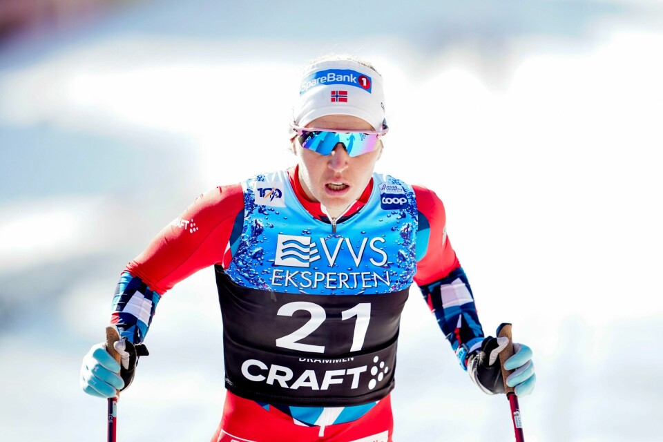 Tiril Udnes Weng under sprintprologen i klassisk i verdenscupen i langrenn i Drammen forrige uke. Foto: Terje Pedersen / NTB. Tiril Udnes Weng under sprintprologen i klassisk i verdenscupen i langrenn i Drammen forrige uke. Foto: Terje Pedersen / NTB.