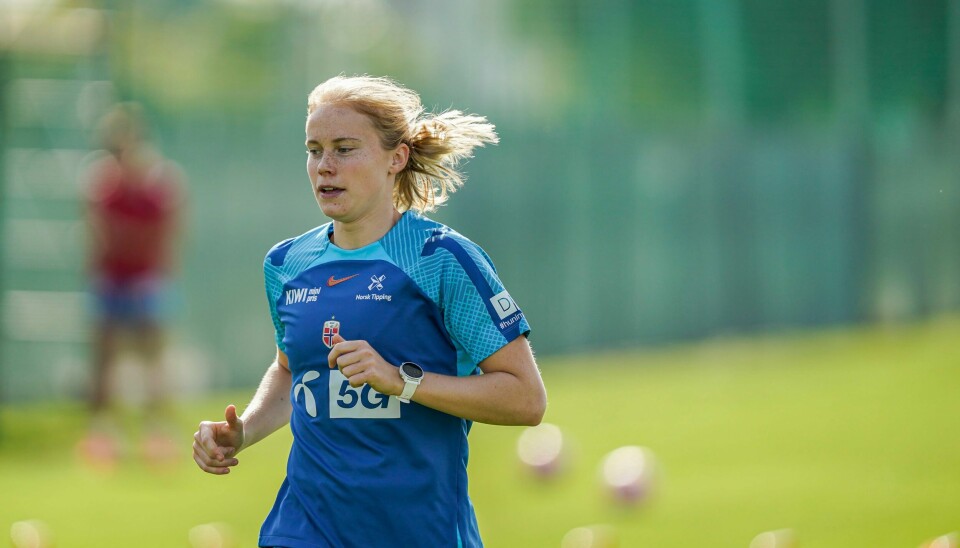 Julie Blakstad avbildet på landslagstrening i Spania nylig. Lørdag scoret hun i Manchester Citys seier over Everton. Julie Blakstad avbildet på landslagstrening i Spania nylig. Lørdag scoret hun i Manchester Citys seier over Everton. Foto: Rodrigo Freitas / NTB