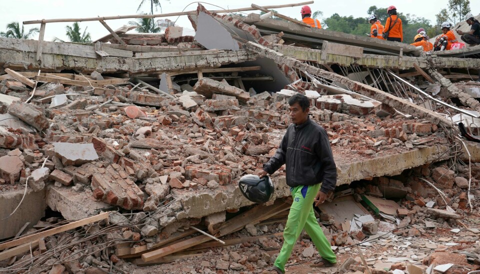 Antallet omkomne etter jordskjelvet i Indonesia har steget til 252, opplyser lokale myndigheter. Antallet omkomne etter jordskjelvet i Indonesia har steget til 252, opplyser lokale myndigheter. Foto: Tatan Syuflana / AP / NTB