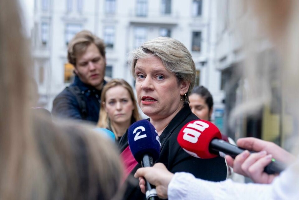 Arbeids- og inkluderingsministeren Marte Mjøs Persen (Ap) har en jobb å gjøre med fattigdomsbekjempelsen i Norge. Bildet er tatt i forbindelse med sommerens pilotstreik. Marte Mjøs Persen