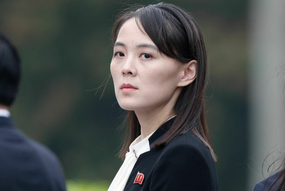 Kim Yo-jong, søsteren til Nord-Koreas leder Kim Jong-un, omtales som Nord-Koreas nest mektigste. Her er hun avbildet i 2019. Kim Yo-jong, søsteren til Nord-Koreas leder Kim Jong-un, omtales som Nord-Koreas nest mektigste. Her er hun avbildet i 2019.