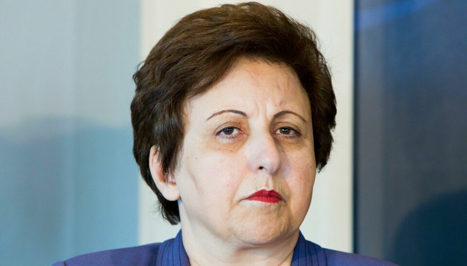 Fredsprisvinner Shirin Ebadi mottok Nobelprisen i 2003 for sitt arbeid for demokrati og menneskerettigheter i Iran. Hun har vært spesielt opptatt av kvinners rettigheter i landet. Fredsprisvinner Shirin Ebadi mottok Nobelprisen i 2003 for sitt arbeid for demokrati og menneskerettigheter i Iran. Hun har vært spesielt opptatt av kvinners rettigheter i landet. Foto: Berit Roald / NTB