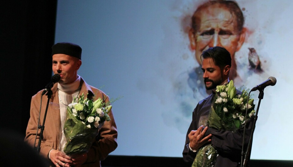 Magdi og Chirag i Karpe er årets Prøysenprisvinner. Magdi og Chirag i Karpe er årets Prøysenprisvinner. Foto: Frank Michaelsen
