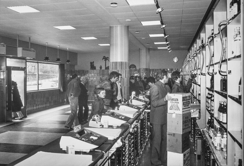Vinmonopolet Oslo, Grønladsleiret 1975 Vinmonopolet i Grønlandsleiret.