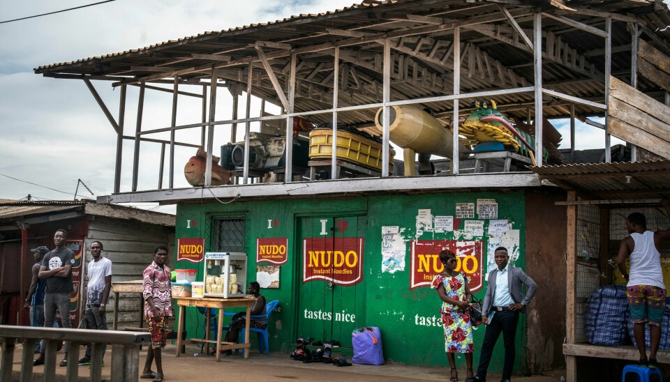 I deler av Ghana brukes fortsatt lenker og bur for å holde igjen psykisk syke. Illustrasjonsfoto fra hovedstaden Accra. I deler av Ghana brukes fortsatt lenker og bur for å holde igjen psykisk syke. Illustrasjonsfoto fra hovedstaden Accra.Foto: Heiko Junge / NTB