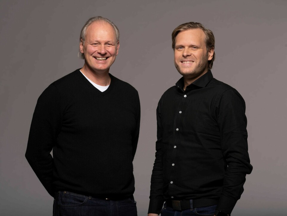 Filmprodusentene Espen Horn (t.v) og Kristian Sinkerud i Motion Blur Filmprodusentene Espen Horn (t.v) og Kristian Sinkerud i Motion Blur