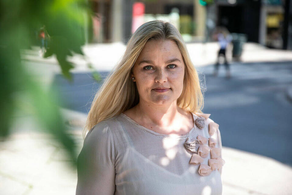 Leder i Jordmorforbundet i Norsk Sykepleierforbund, Hanne Charlotte Schjelderup. Hanne Charlotte Schjelderup