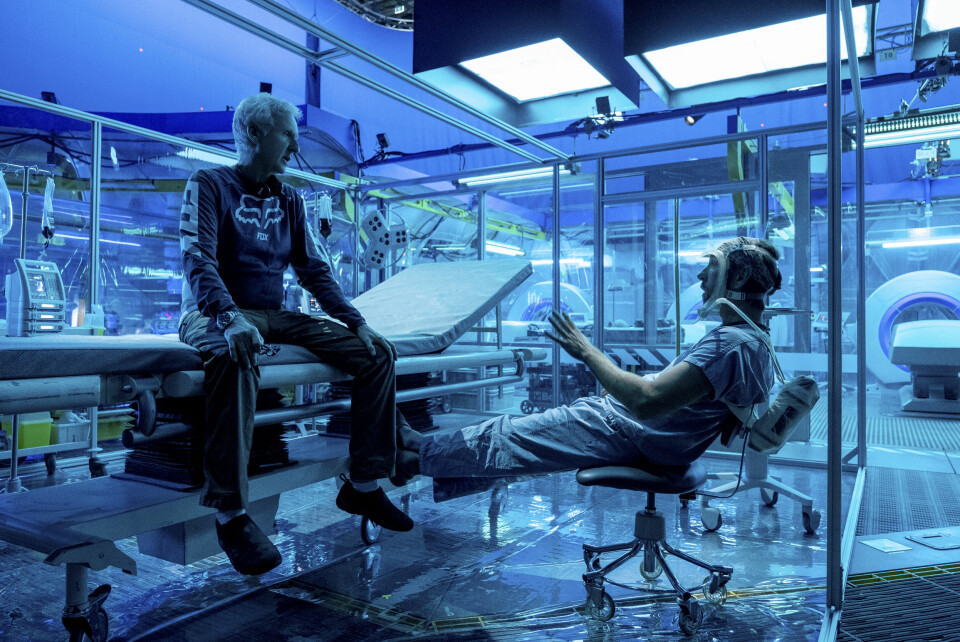 Regissør James Cameron på settet av «Avatar: The Way Of Water». «Avatar: The Way Of The Water»