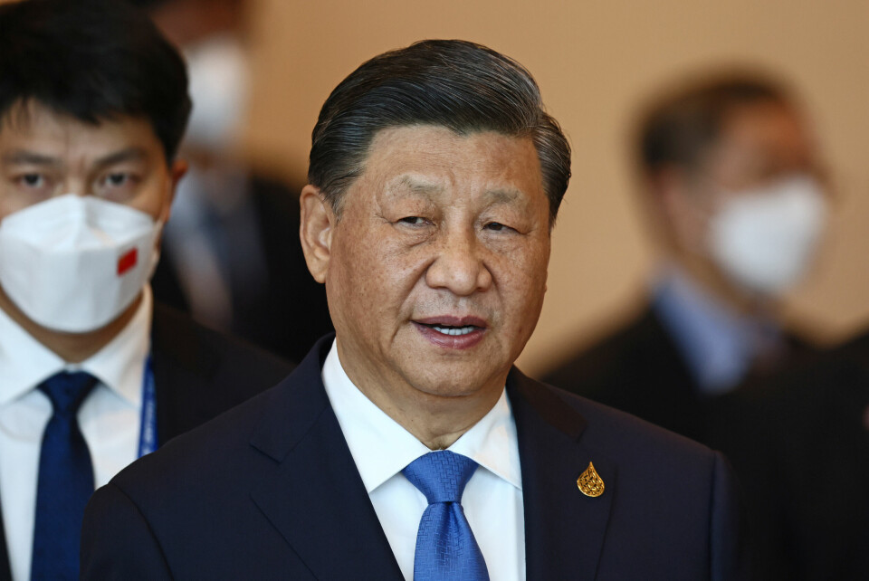 Kinas president Xi Jinping. Her fra Apec-toppmøtet i Bangkok i november. Kinas president Xi Jinping. Her fra Apec-toppmøtet i Bangkok i november.