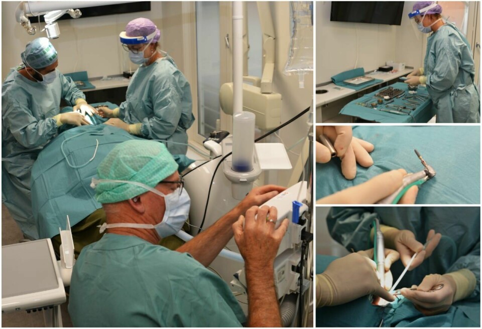 – All-on-4 er en teknikk som krever gode kirurgiske og protetiske ferdigheter. Derfor er man avhengig av et godt team som har erfaring fra slike kasus, sier oralkirurg Shoresh Afnan ved Oris Dental Galleri Oslo. implantat